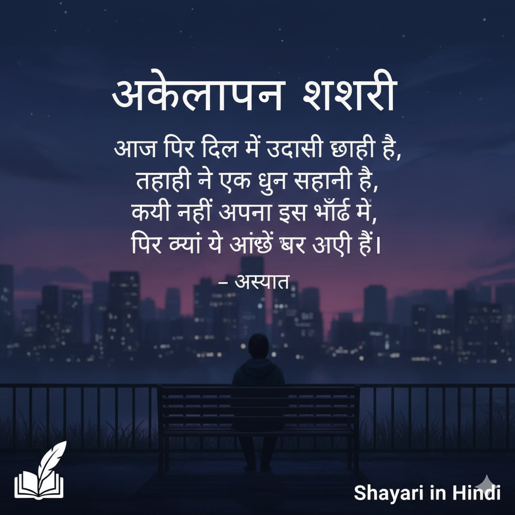 akelapan shayari