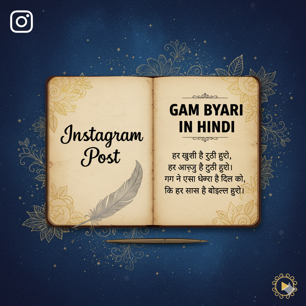 Gam Bhari Shayari in Hindi 